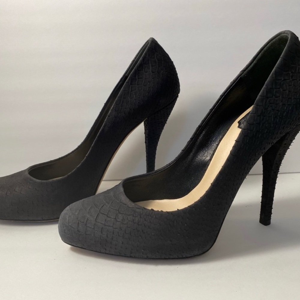 Christian Dior reptile printed heels, Size 7.5. - Picture 6 of 6